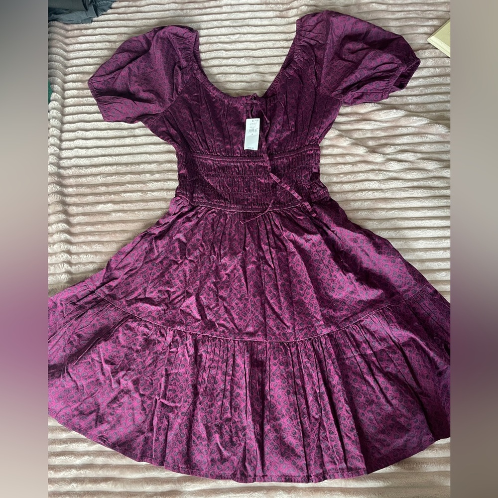 GAP - Size M smocked purple dress